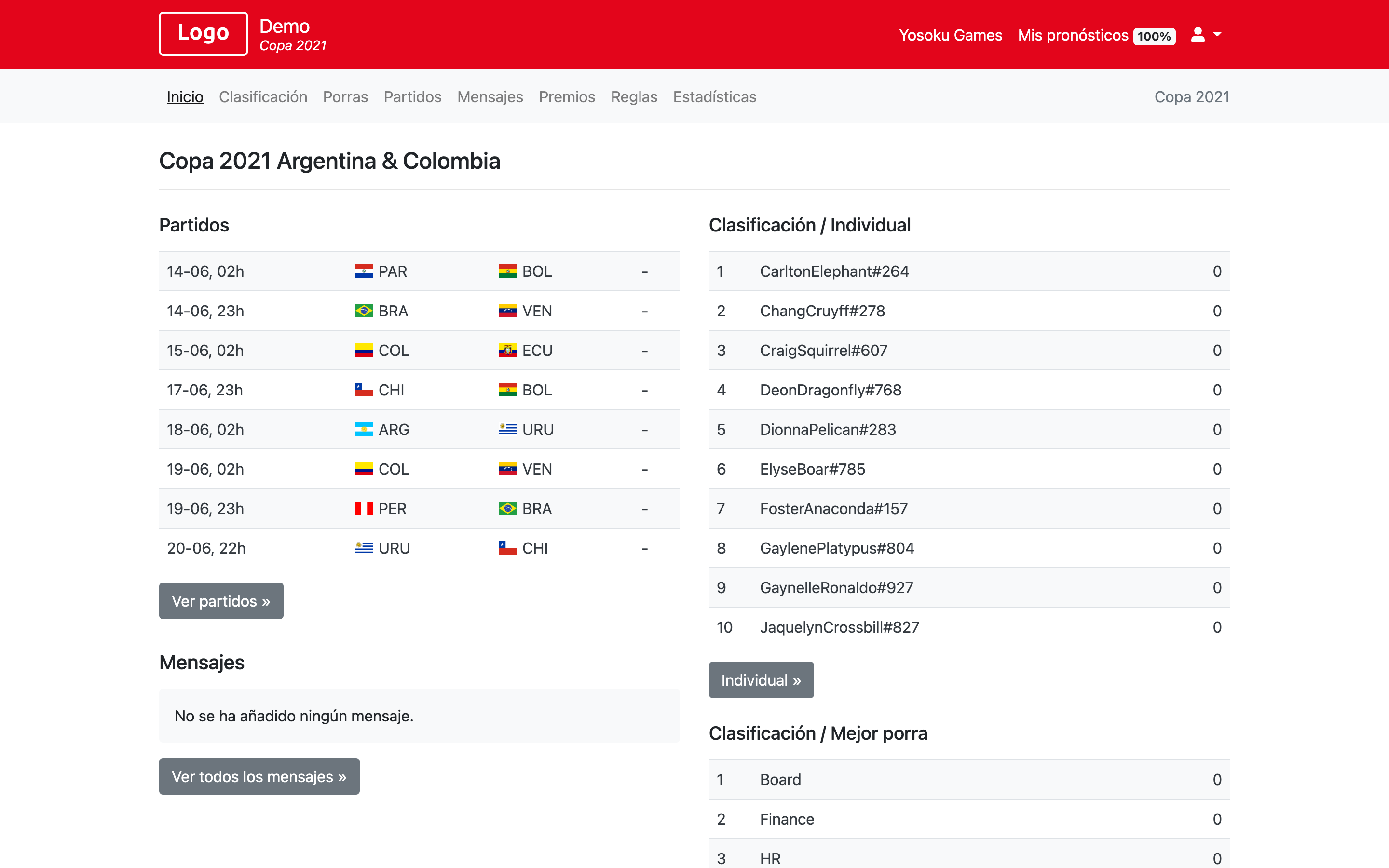 Ganagol Copa América 2021 - Copa Mundial Femenina 2023