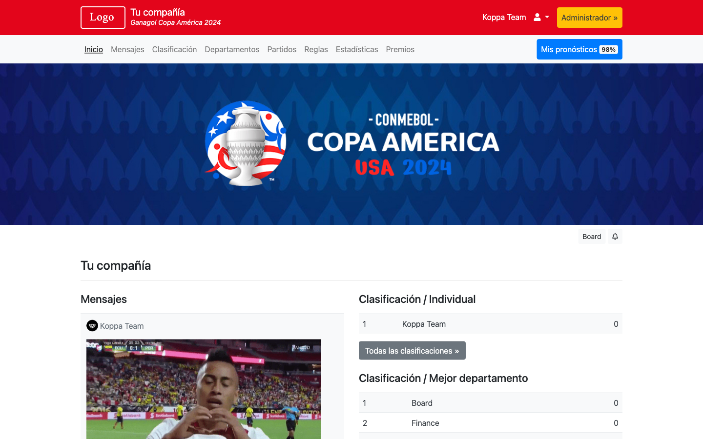 Ganagol Copa América 2024 - Copa América 2024